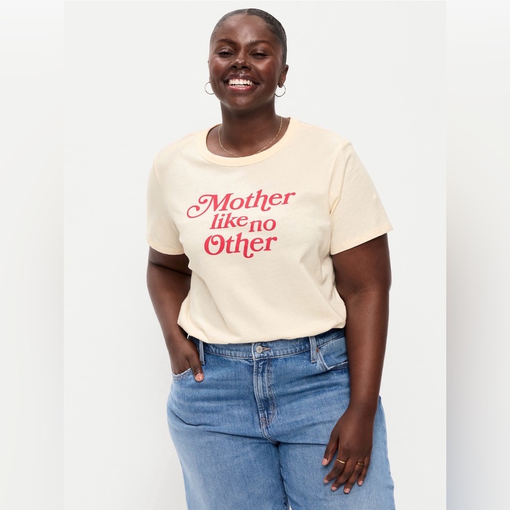 Old navy Cream Graphic Tee - Mother Like No Other